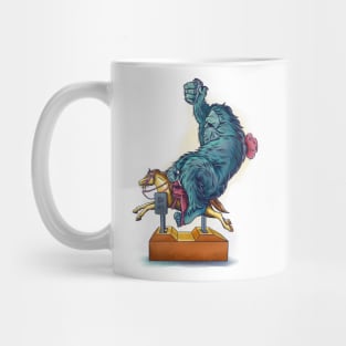 Bigfoot Cowboy Mug